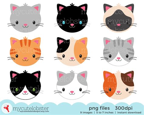 cat faces clipart|Explore 35,949+ Free Cat Face Illustrations: .